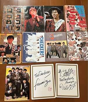 まとめ売り　チェッカーズ　藤井フミヤ　レコード　プロマイド　下敷　筆箱 まとめ売り チェッカーズ 藤井フミヤ レコード プロマイド 下敷